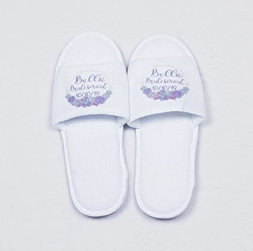 Индивидуальные цветочные тапочки для вечеринки на заказ невесты свадьбы подарки