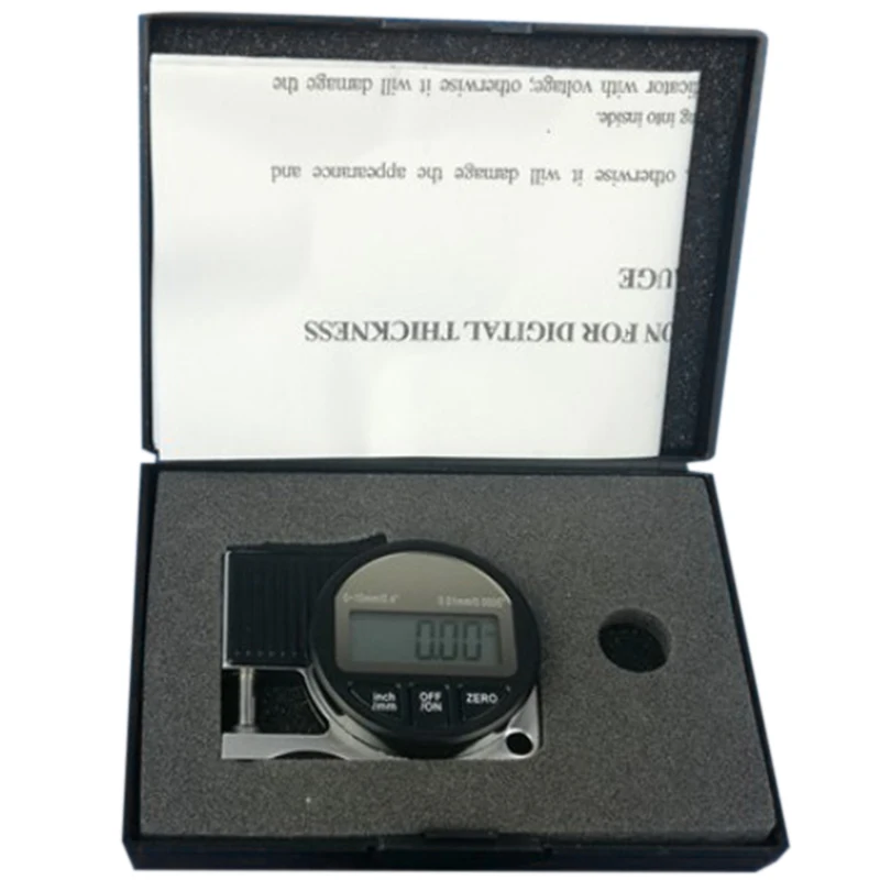 Электронный цифровой дисплей квадратный мини толщиномер штангенциркуль карта