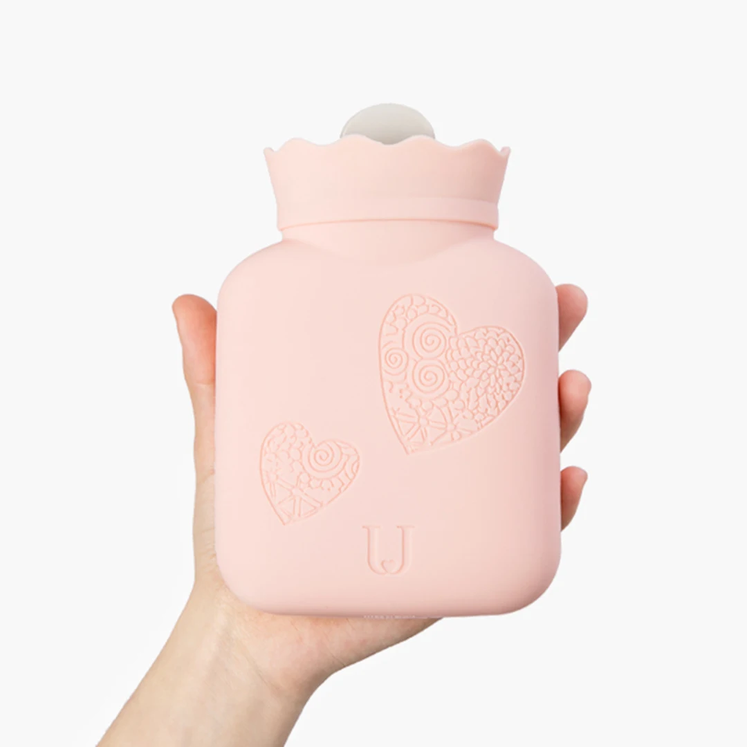 Xiaomi Jordan&Judy, милая ручная теплая грелка, мини горячие портативные бутылки для воды, мини грелка для рук, карман для девочек, подарок для друга