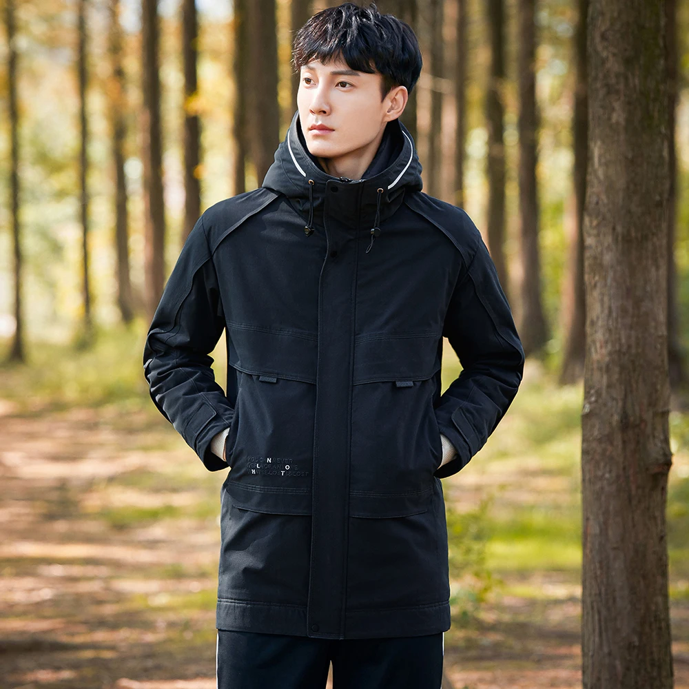 Pioneer Camp 2020 Winter Outdoors Men's Jackets Coats Waterproof Wind proof Warm Think Coats for Male XYR016197S