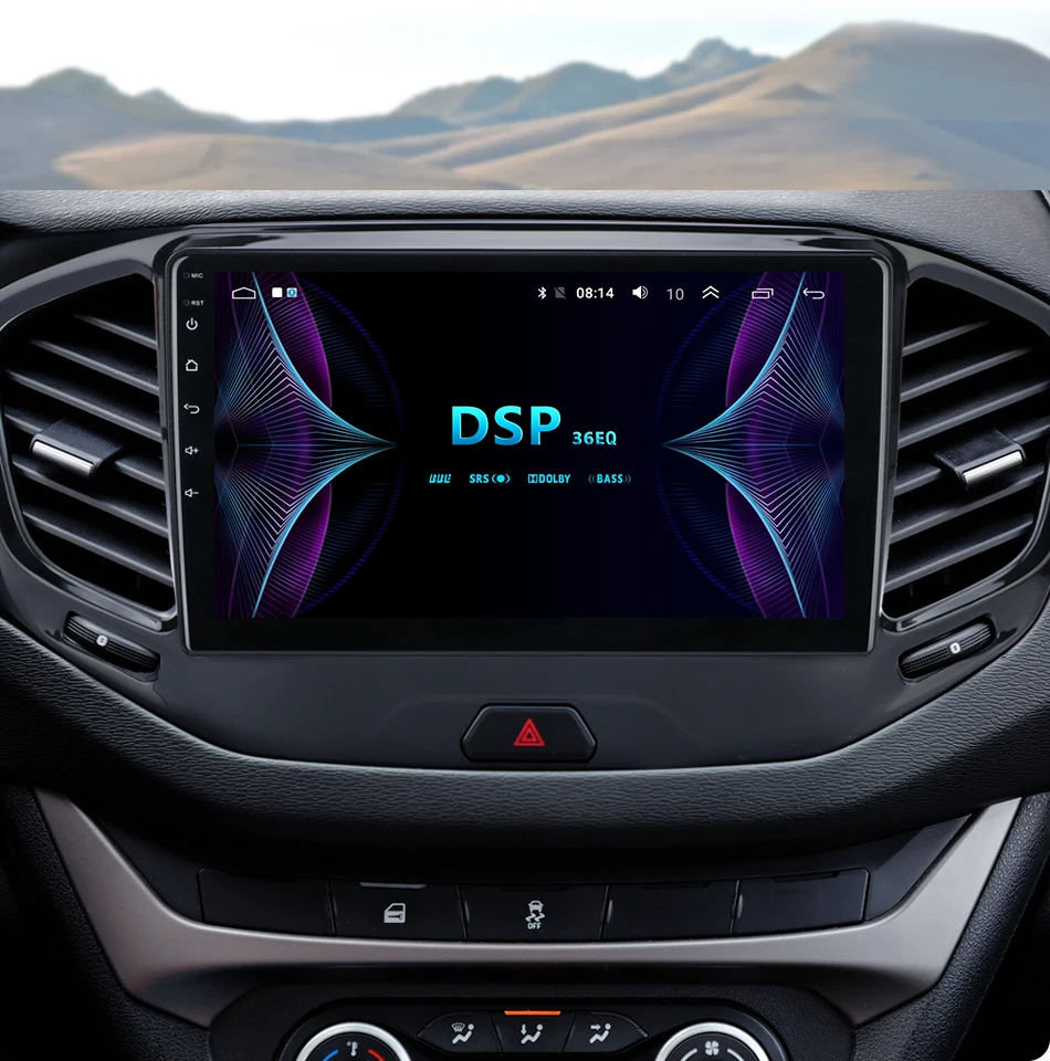 2Din 4G 2 ГБ+ 32 ГБ Android 8,1 Автомобильный мультимедийный видео плеер для Lada VESTA- аудиосистема навигация gps 2.5D+ ips 2 Din