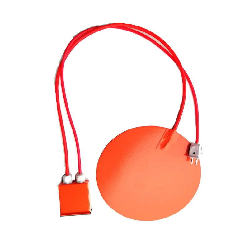 220V 630W Diameter280*1.5mm Round Silicone Rubber Heater adhesive 1 side digital thermostat on wire 2000mm lead | Дом и сад
