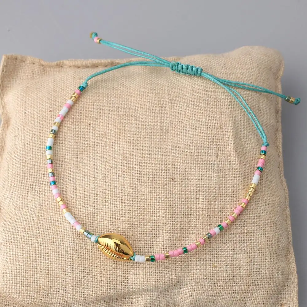 KELITCH мини Seed бисером String браслеты ювелирные изделия тканые плетеные дружба