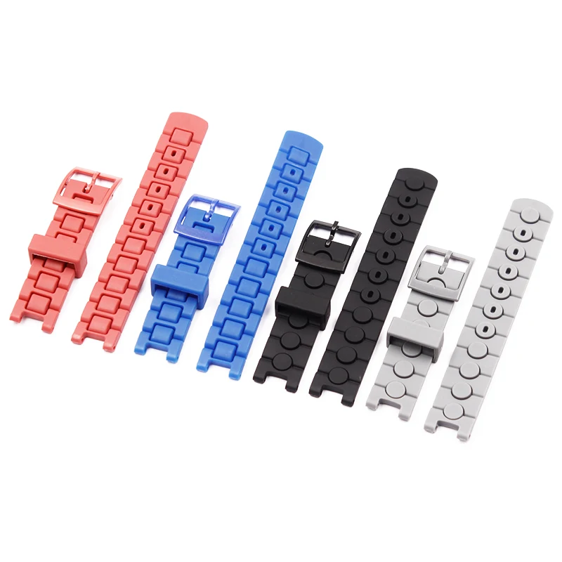 Watch accessories Suitable for Swatch children's PU strap for Disney silicone rubber men and women Feifei FlikFlak strap