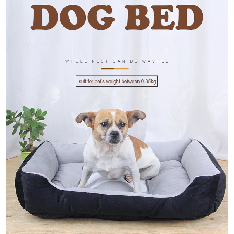 

Bone Pet Bed Warm Pet Products For Small Medium Large Dog Soft Pet Bed For Dogs Washable House For Cat Puppy Cotton Kennel Mat