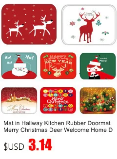 1Pcs Santa Pattern Christmas Cushion Cover 45*45 Decorative Throw Pillow Xmas New Year Home Decor Polyester Pillowcase 40543