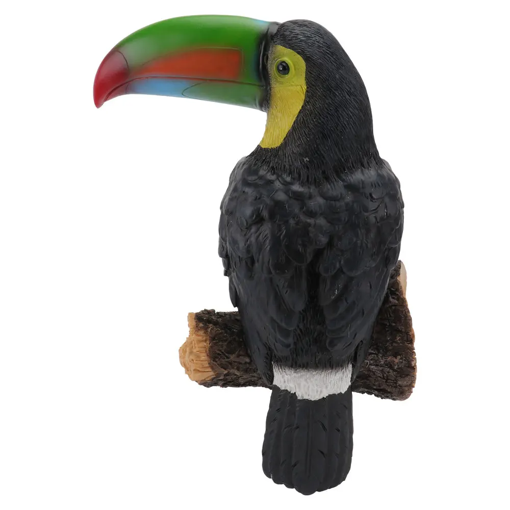 

1Pc Artificial Resin Bird Yard Garden Adornment Resin Bird Craft Ornament