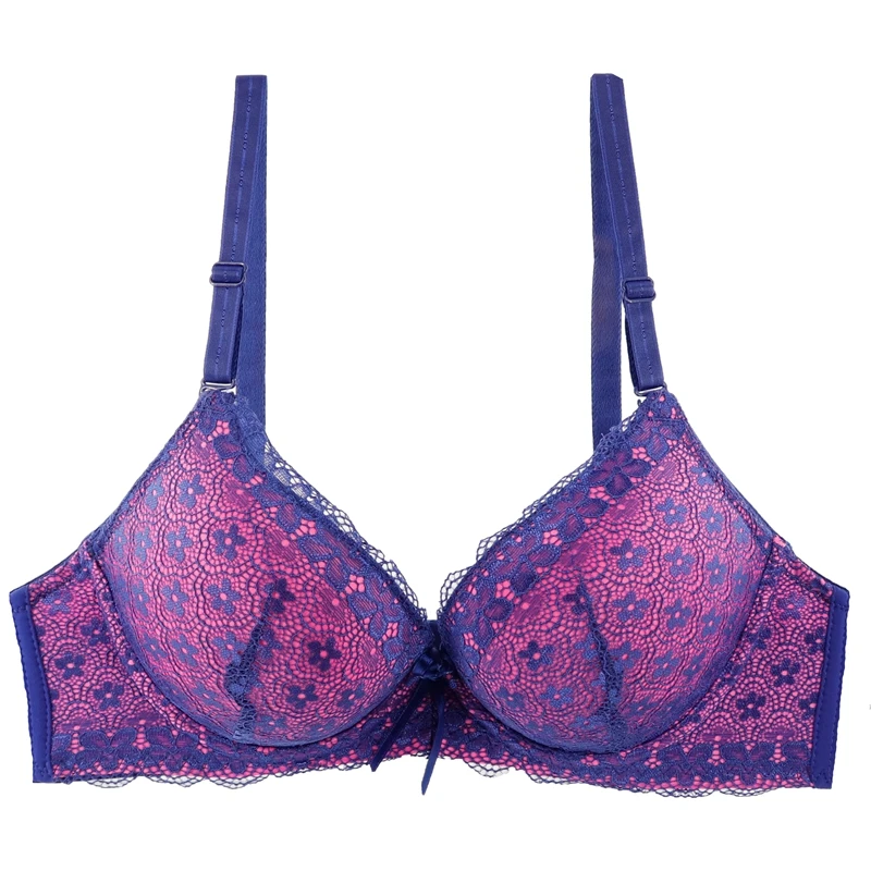 Beauwear Big Size Lace Bralette Padded Push Up Bra Lingerie Plus Size Sexy Brassiere Underwear Padded B C Bh Plus Bras for Women