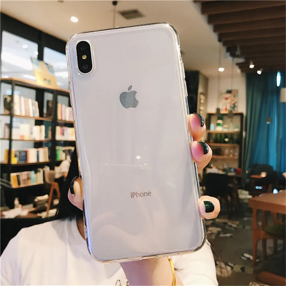 Lovebay карамельный цвет чехол для телефона для iPhone 11 Pro XR 7 8 6 6s Plus X XS Max цвет прозрачный Ультратонкий Мягкий ТПУ задний чехол s