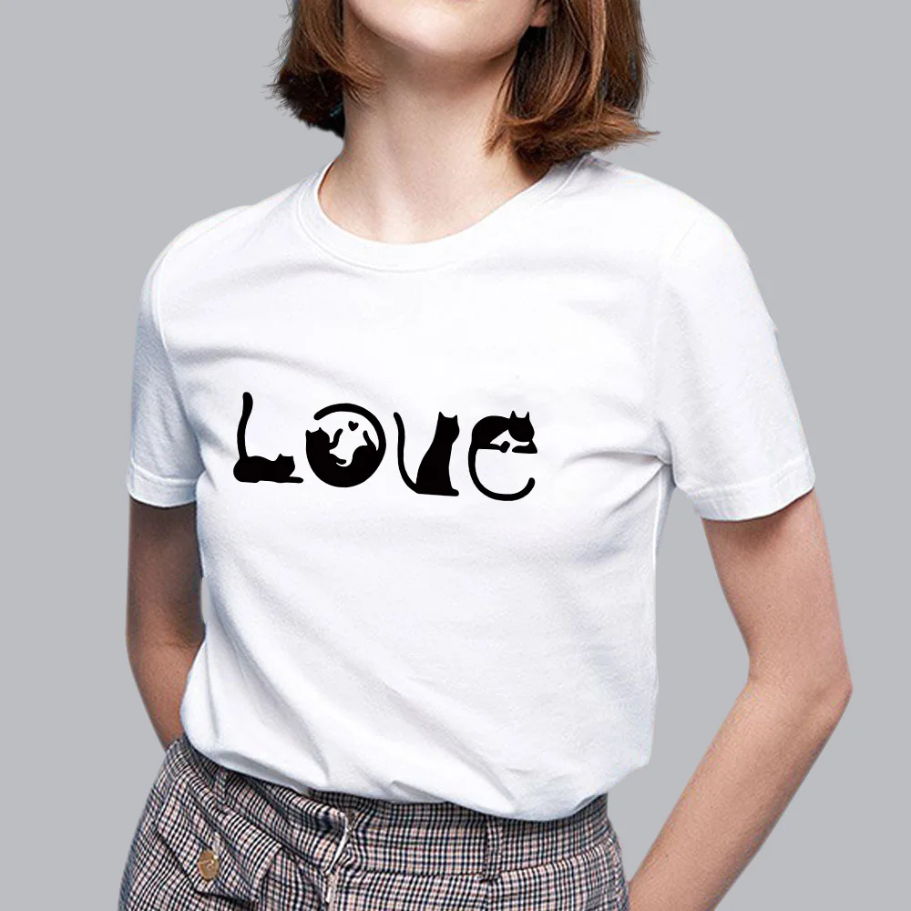 

2021 New Women's Tee Summer Printed T Shirt Fashion Cozy Short Sleeve Round Neck Women's Tops