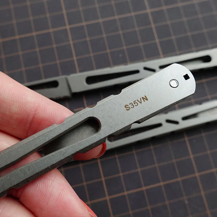 Тактический стальной нож для повседневного использования Scalpel S35VN резьбы по