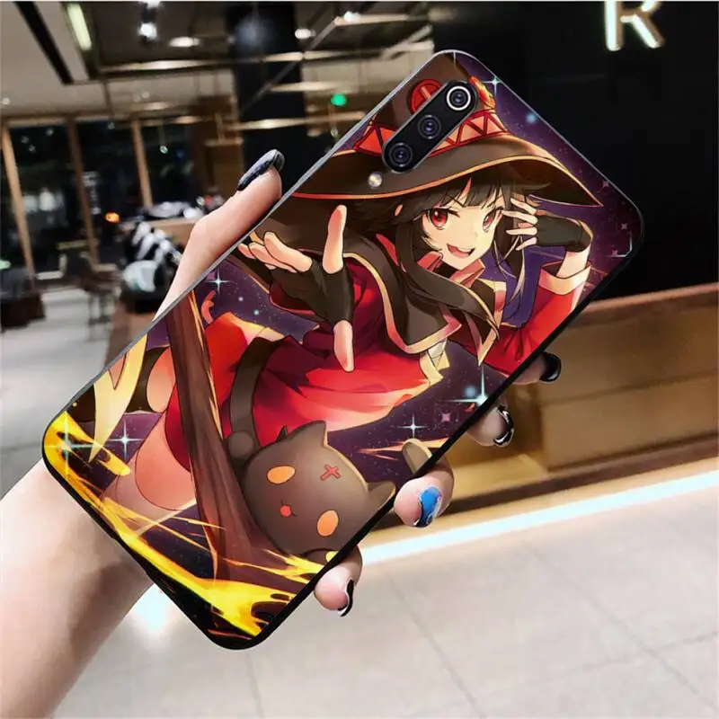 HUAGETOP KonoSuba Megumin Kono чехол для телефона Huawei Honor 30 20 10 9 8 8x 8c v30 Lite view pro | Мобильные