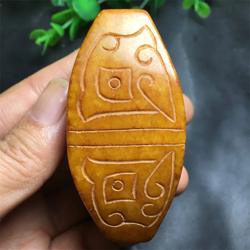 

Ancient jade jade jade school pendant high ancient jade waist piece exorcising evil jade pendant