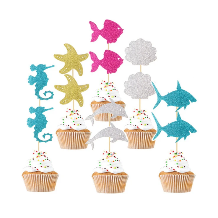 Воздушный шар в виде акулы на день рождения с изображением животных для