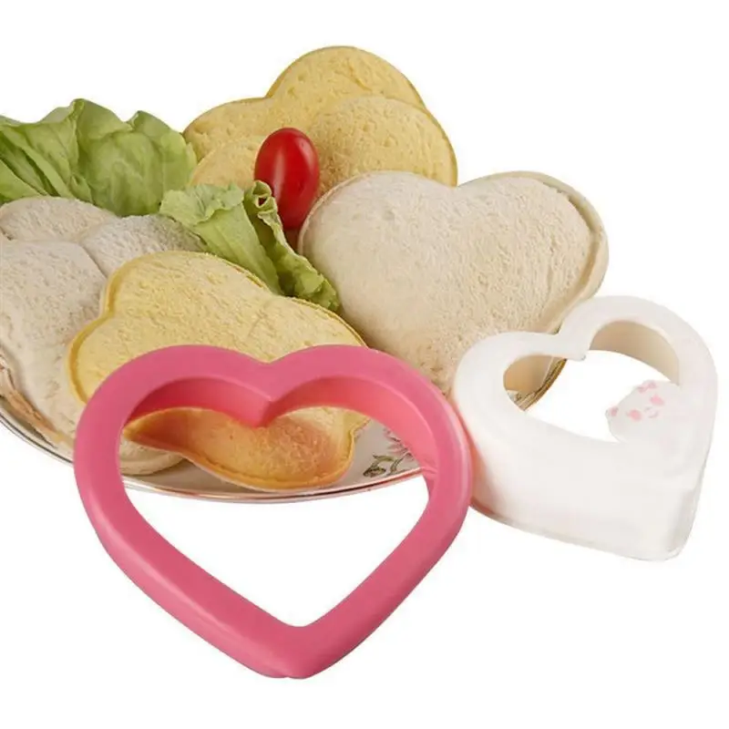 Комплект из 2 предметов в форме сердца пресс-форм новые милые автомат для резки DIY