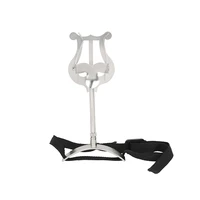 lightweight clamp on durable stand fixing holder brass instrument sheet music clip tenor marching lyre metal folder