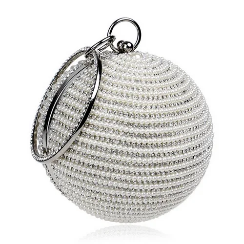 YM1059silver SEKUSA мяч; со стразами; с бахромой Для женщин вечерние металлический расшитая кристаллами сумочка-клатч вечерняя Свадебная вечерняя свадебная сумочка через плечо сумки из натуральной кожи на ремешке клатч - Цвет: YM1059silver