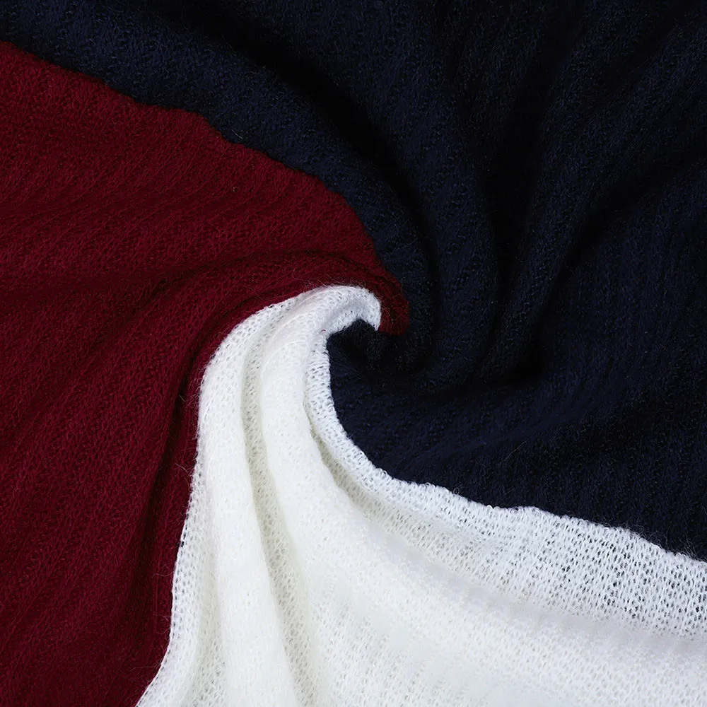 

Fashion Casual Autumn Winter Colorblock Sweater Women Pullover Turtneleck Knit Sweater Pull Femme Nouveaute 2019 Jersey Mujer