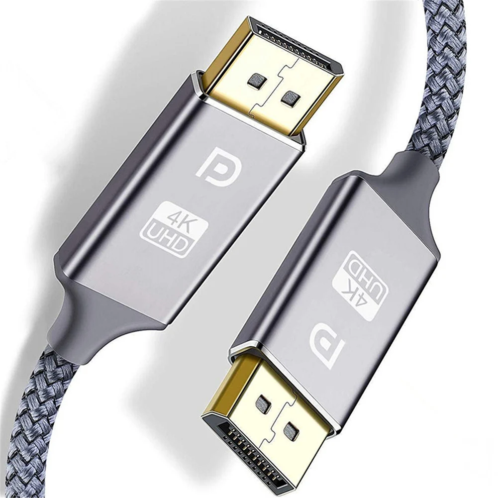 

DP to DP Cable 4K Ultra High Speed 32.4Gbps Aluminum Alloy for PC Projector TV New Arrival