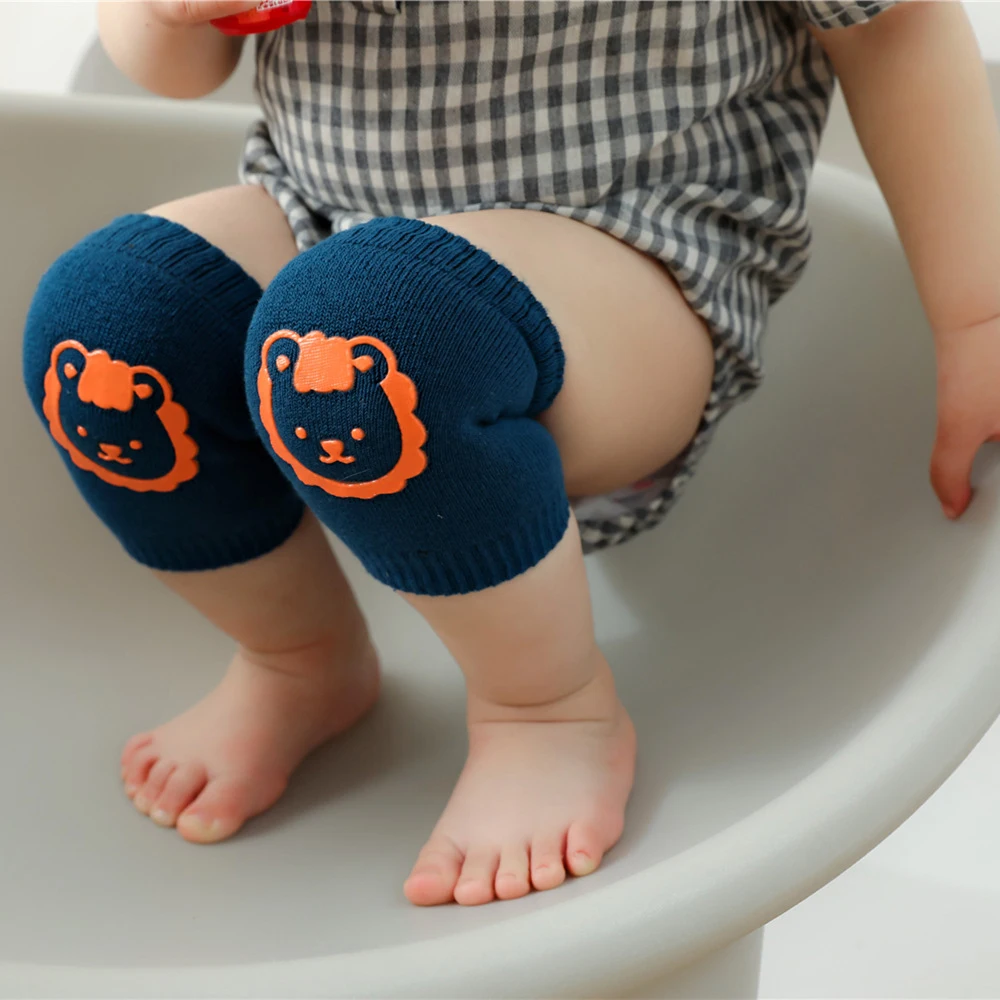 Rodillera para beb&eacute;, calcetines de seguridad para ni&ntilde;os, coj&iacute;n para codo para gatear, calentadores de piernas para beb&eacute;, Protector de soporte para rodillas, rodillera para beb&eacute;-0