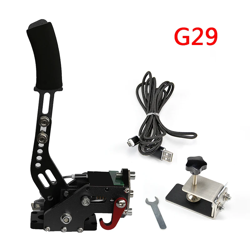 G29 Black Новые гоночные игры ручной тормоз зажим PS4+ PC USB Ручной тормоз SIM для гоночных игр G27 G29 G920 T300RS с крепежом экшн игрушка - Цвет: G29 Black