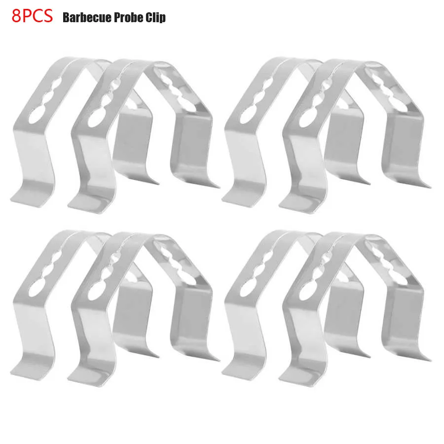 8 шт. Универсальный термометр для мяса барбекю зажим датчика держатель