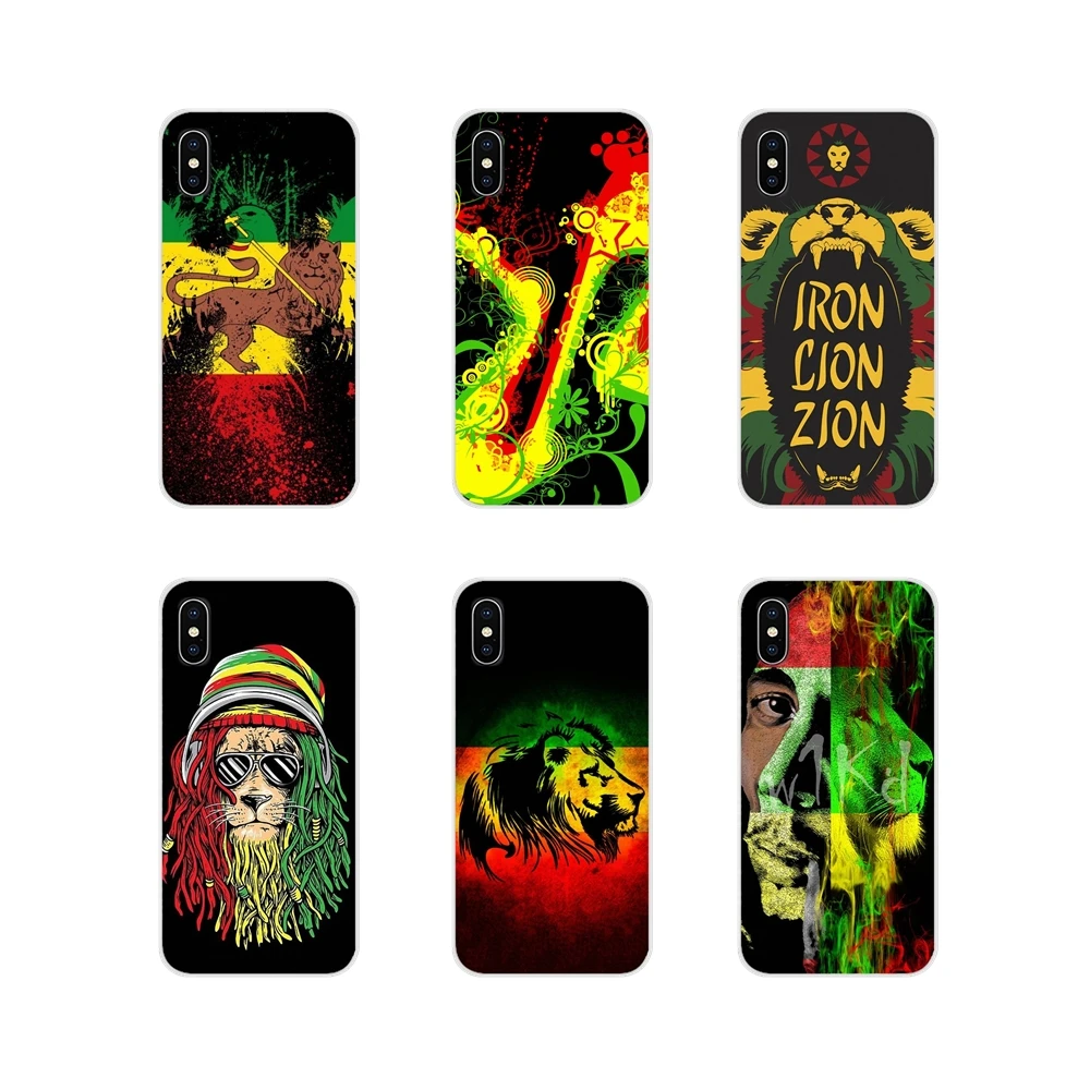 Для Apple iPhone X XR XS 11 12Pro MAX 4S 5S 5C SE 2020 6S 7 8 Plus ipod 5 6 Боб Marleys Лев растаман регги плотный