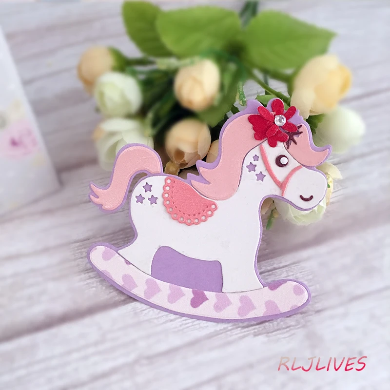 

Милые металлические трафареты с лошадью трояна, трафареты для «сделай сам», скрапбукинг, штамп, альбом, декоративное тиснение, «сделай сам»,...