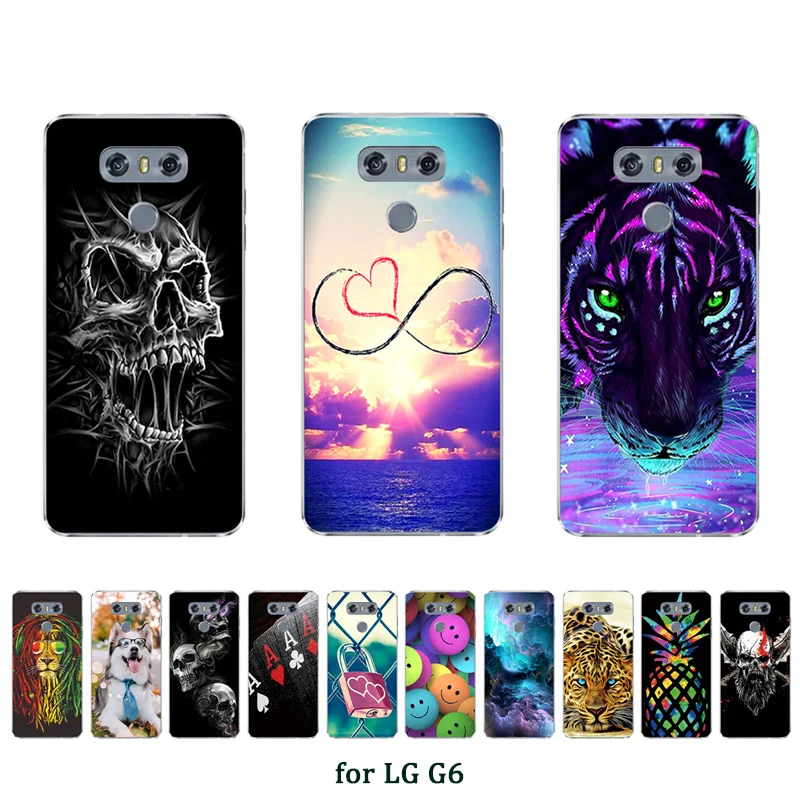 Силиконовые чехлы для телефонов 5 7 дюйма LG G6 G6/H870 H871 H872 Защитные с полным