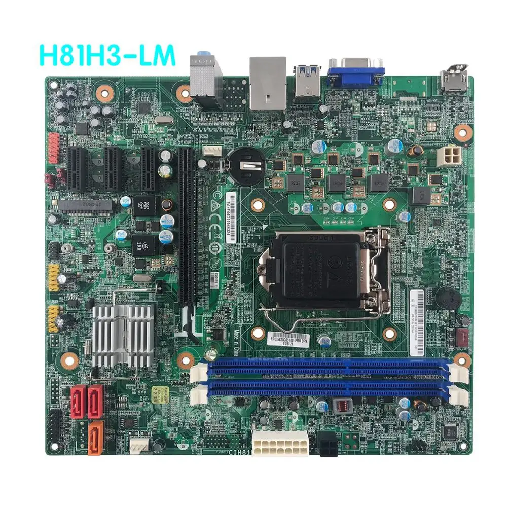 

Suitable For Lenovo H3050 D5050 G5050 H530S Desktop Motherboard H81H3-LM CIH81M Mainboard 100% tested fully work