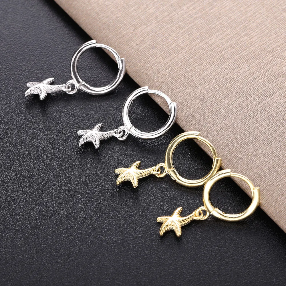 

SHADOWHUNTERS Pure 925 Silver Starfish Drop Earrings For Women Fashion Jewelry Dainty Earrings 2020 Summer Collection Piercing
