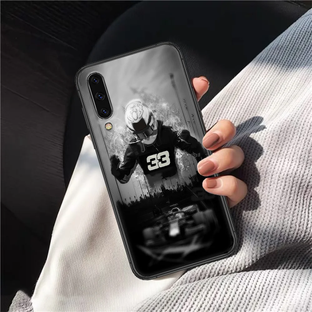 

F1 Racer 33 Number Phone Case For Samsung Galaxy A10 A20 A30 E A40 A50 A51 A70 A71 A J 5 6 7 8 2017 black Prime Luxury Coque