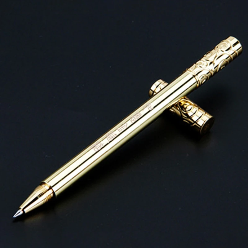 

Retro Brass Ballpoint Pen, Handmade Gel Ball Point PenEDC Pocket Pen, Signature Pen for Boys and Girls