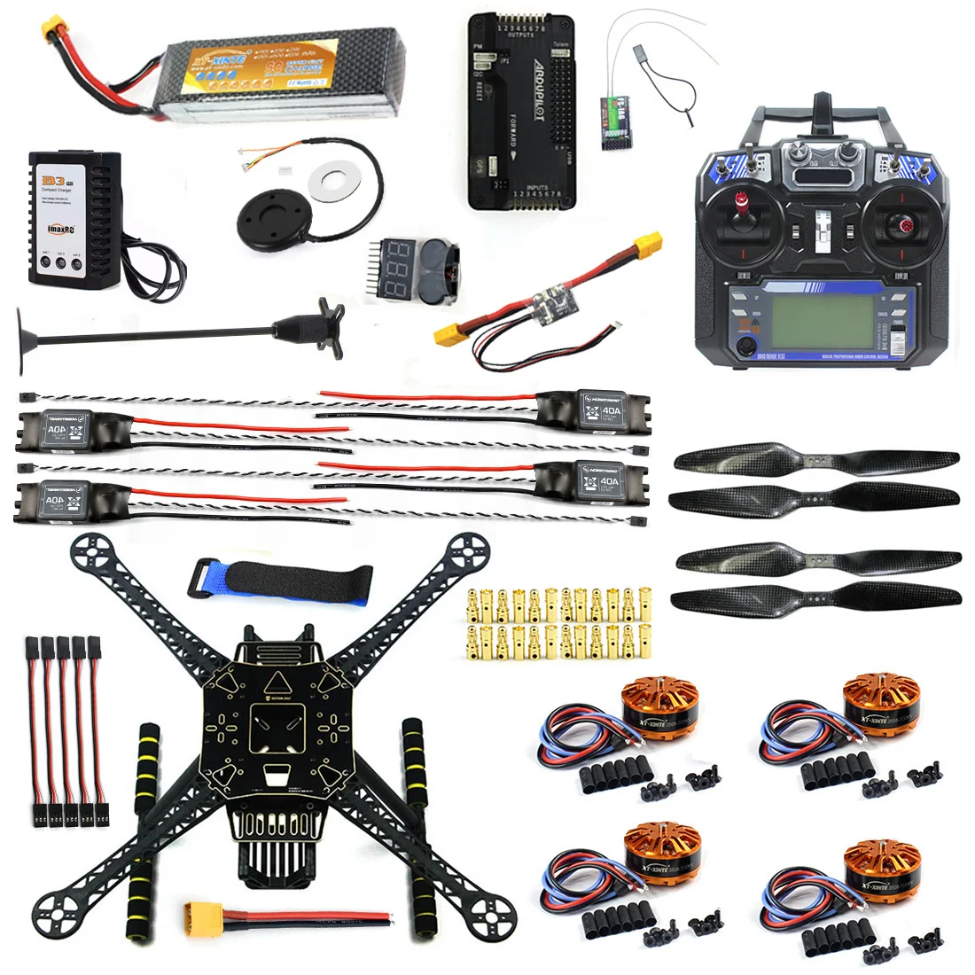 

Дрон «сделай сам» FPV с FS-I6 TX RX S600, 4-осевой Квадрокоптер APM 2,8, управление полетом, GPS, 7 м, 40 А, регулятор оборотов, 4400 кв, аккумулятор