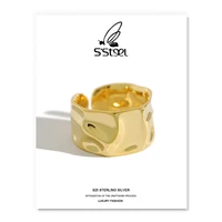 irregular 925 sterling silver rings female resizable korea ring handmade anillos plata 925 para mujer bijoux femme 2021 jewelry