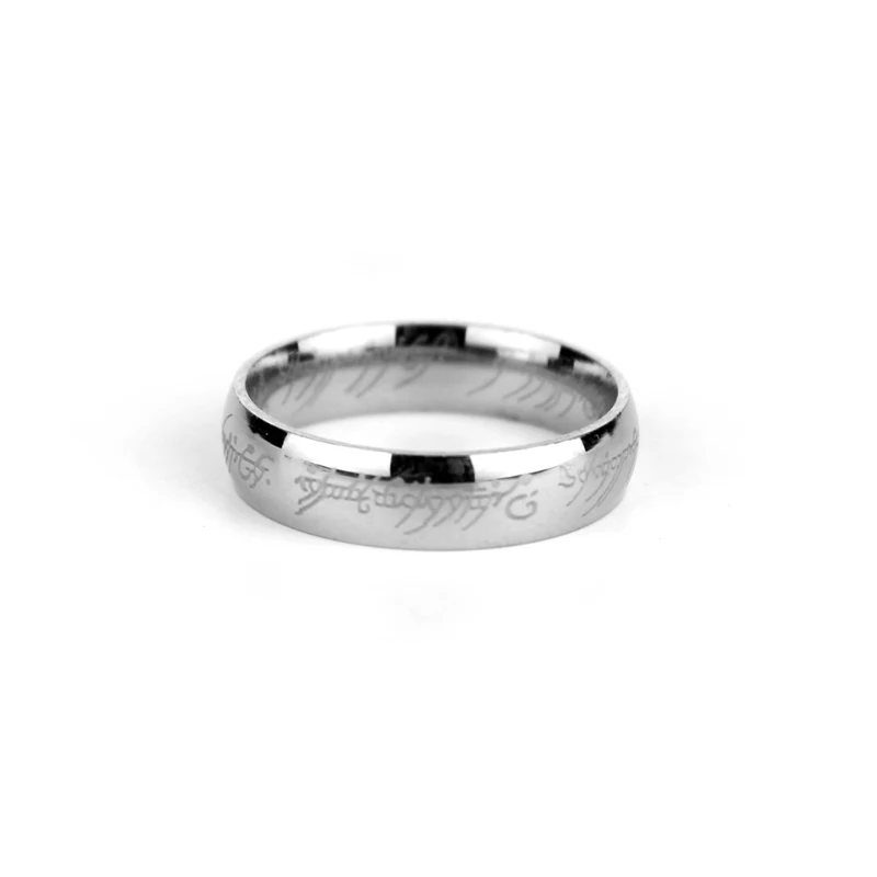 silver Продукт животного Aragorn II Barahir змея нержавеющая сталь одно кольцо силы мужские ювелирные изделия Мода Панк Roc - Цвет основного камня: silver