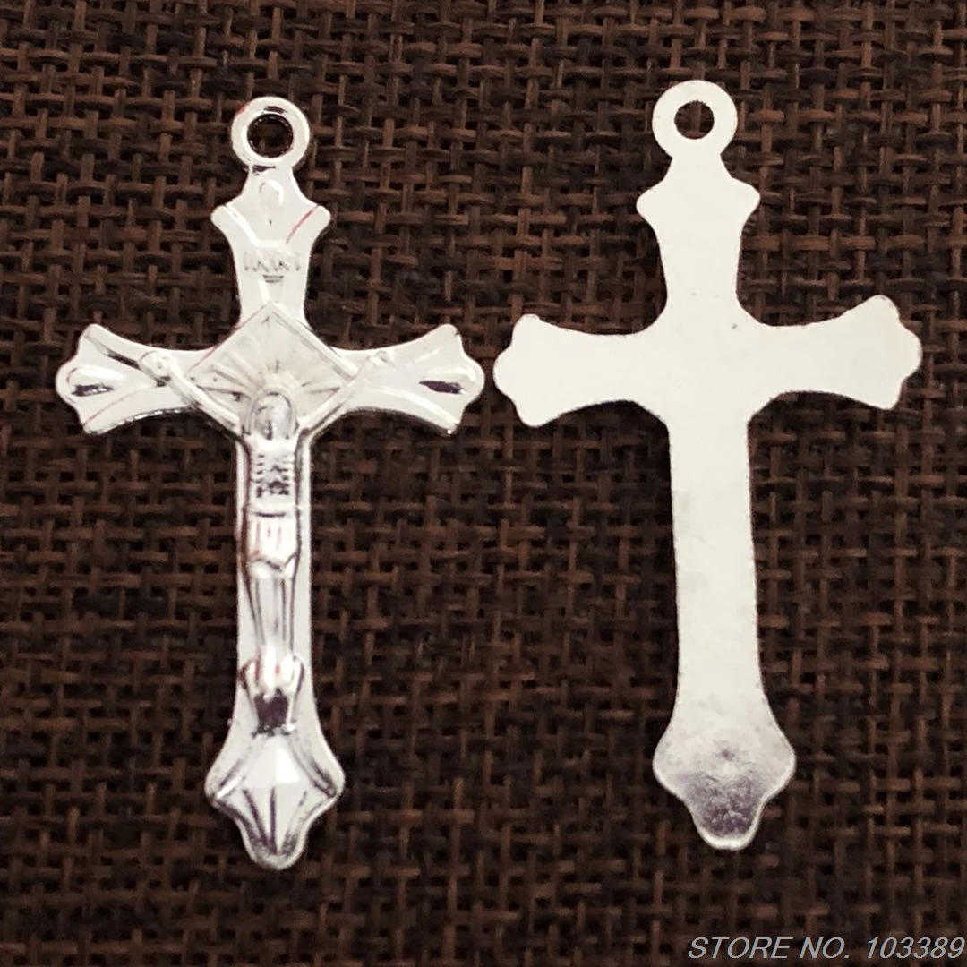 Бесплатная доставка 80 шт./упак. дешевый Крест из сплава с одним отверстием Италии