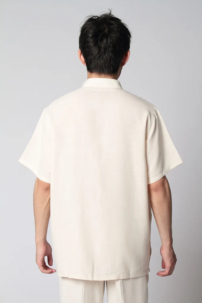 Китайская традиционная рубашка Кунг-фу тай-чи мужская повседневная хлопковая