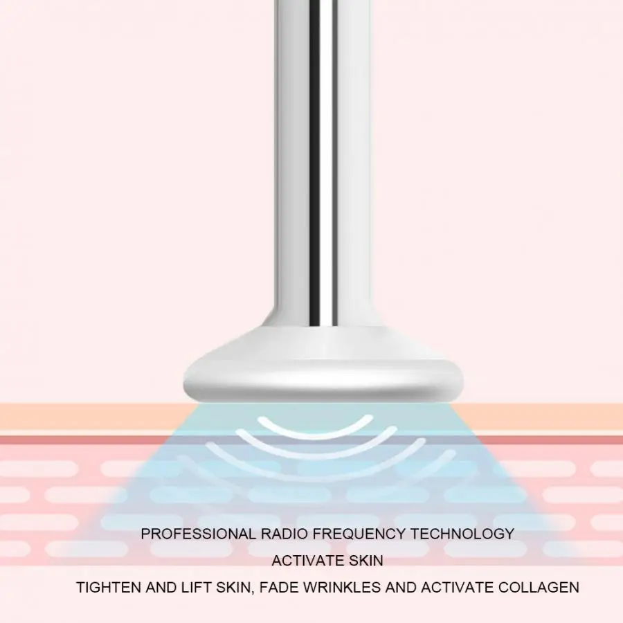 RF лифтинг кожи лица подтягивающий массажер ионное удаление черных точек