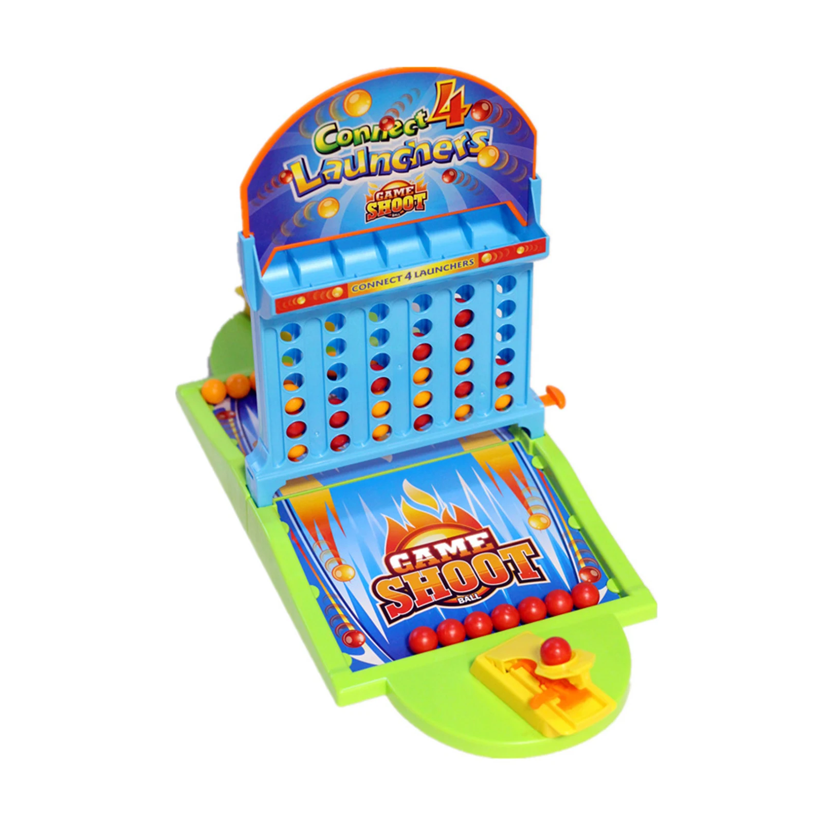 

1 Set Bouncing Linking Shoting Game Four-Line Jump Ball Party Board Game Children Finger Basketball Shooting Educational Toys