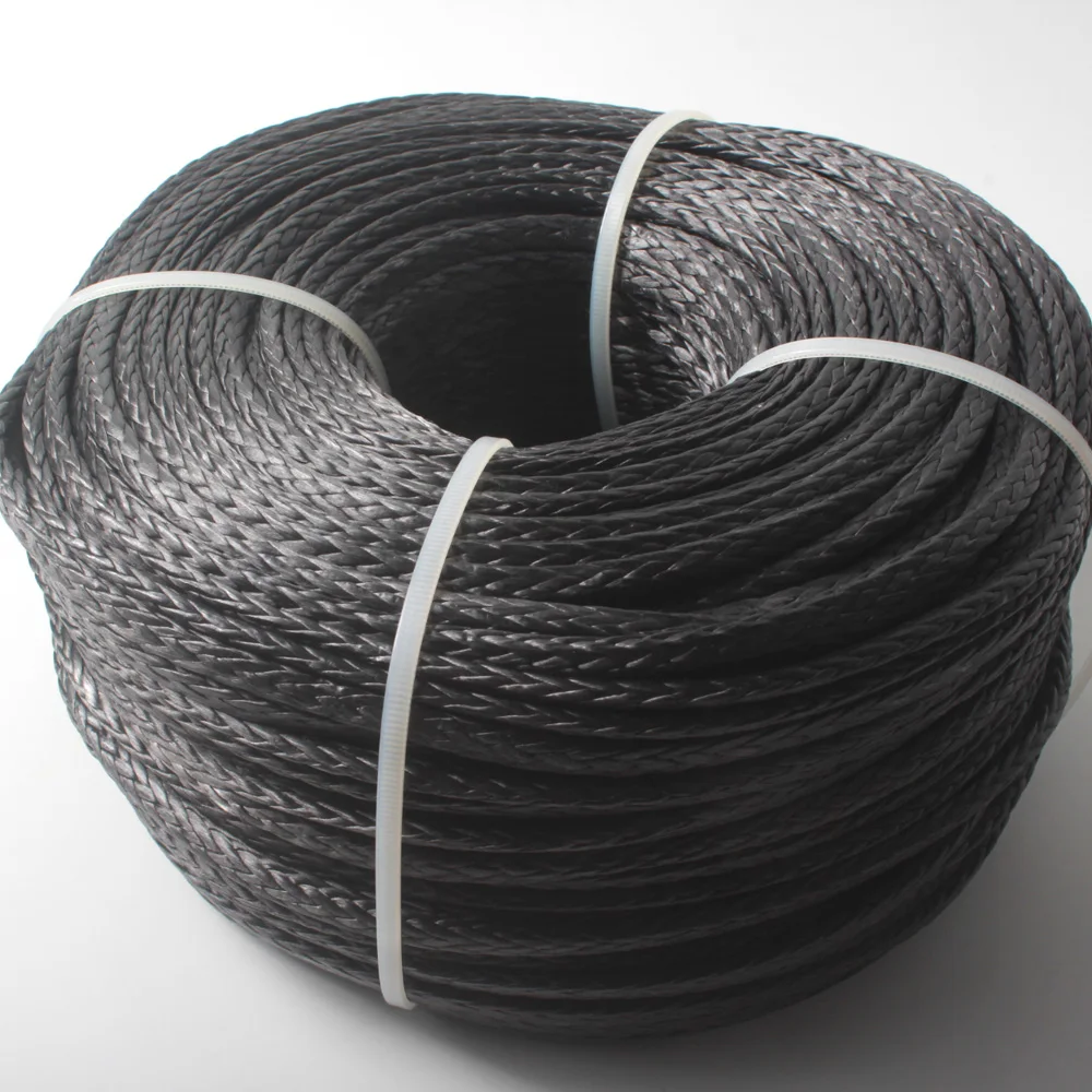 Плетеная лебедка Jeely 12 переплетений 3 мм 2000 фунтов 10 м|winch rope|uhmwpe roperope winch |