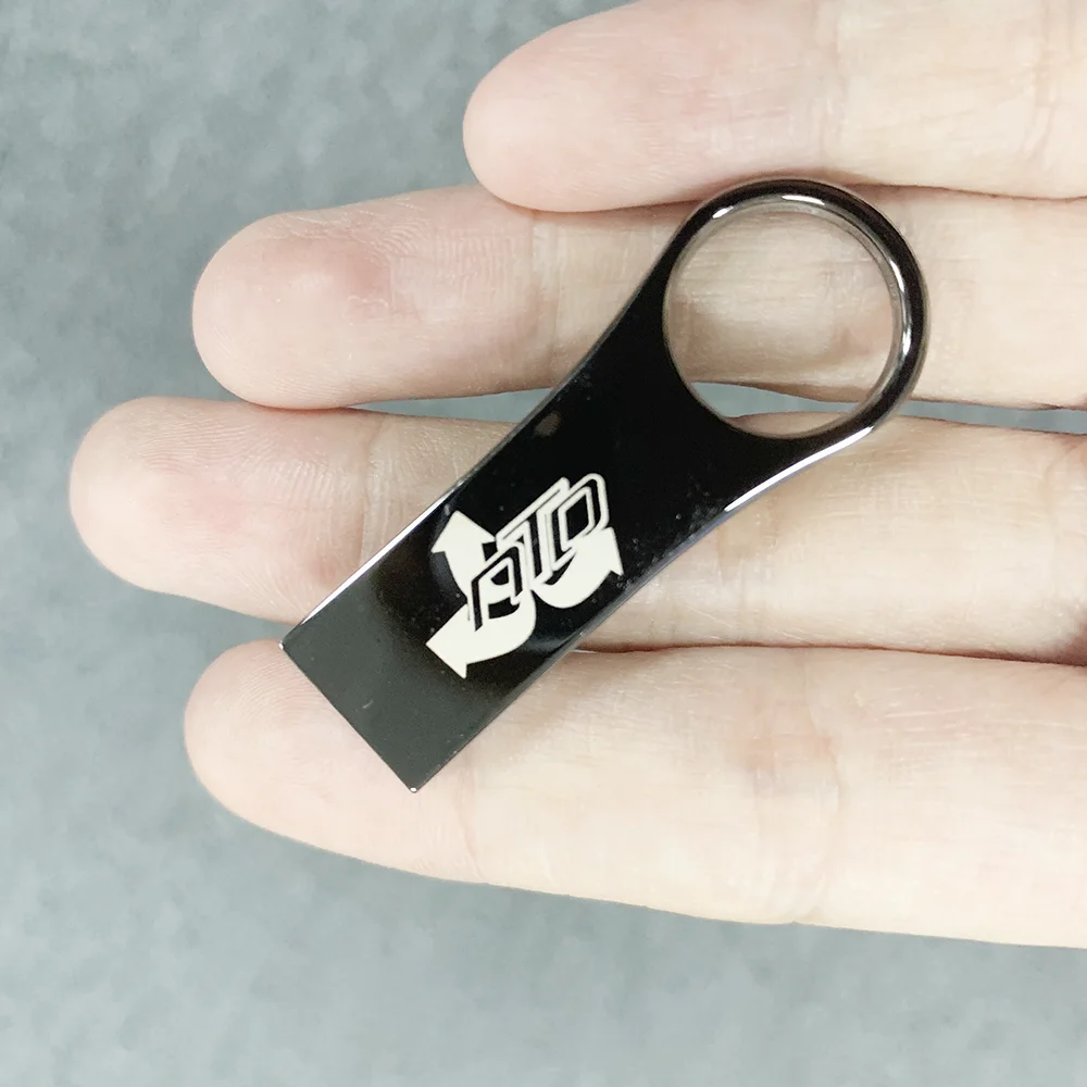 Мини Usb флеш накопитель 128 Гб металлический водонепроницаемый 64 ГБ 32 серебристый