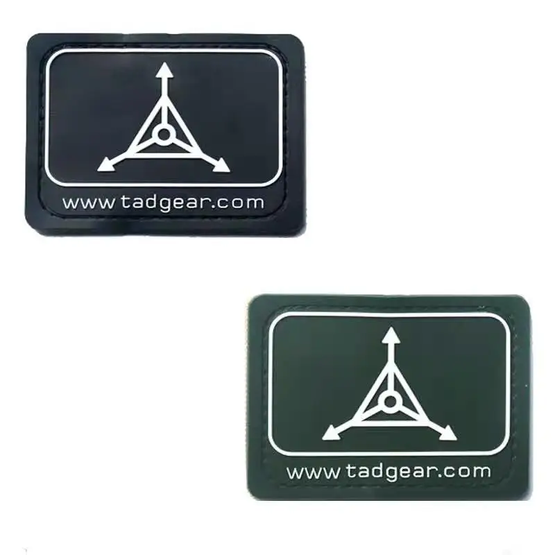 

3D Soft glue Bear rhinoceros frog skeleton TAD company badge embroidery Velcro patch outdoor backpack jacket tactics armband