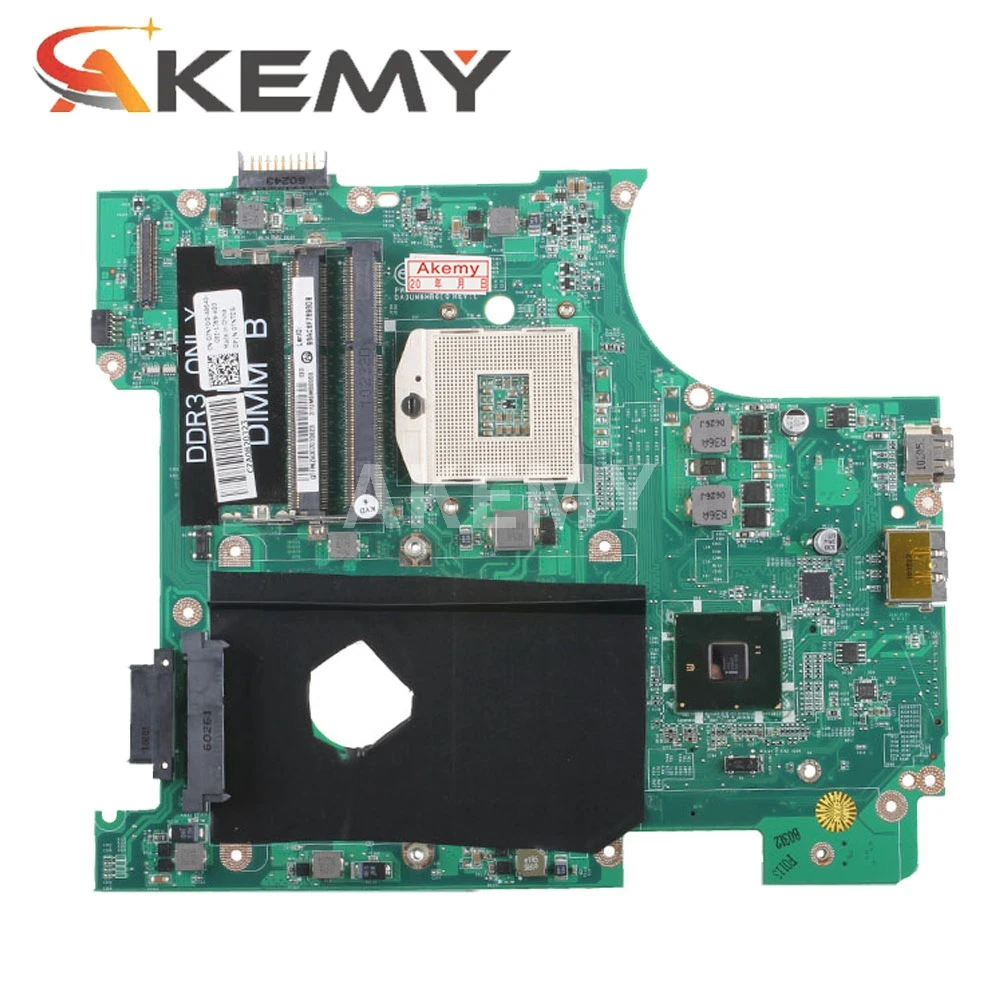 Akemy CN-07NTDG 07NTDG DA0UM8MB6E0 для Dell Inspiron 14R N4010 14 дюймов материнская плата ноутбука HD GMA HM57 DDR3