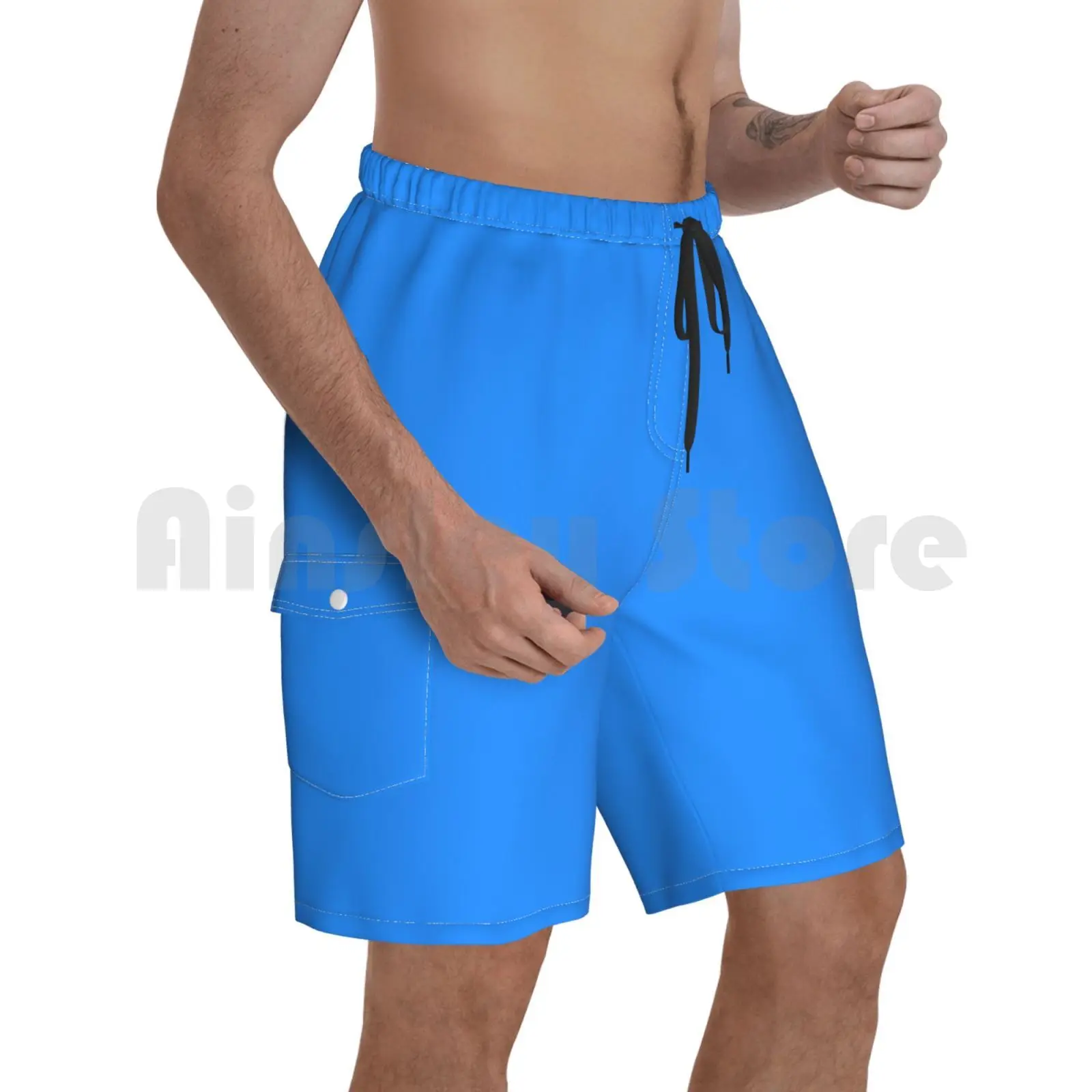 

Пляжные Шорты однотонные синие-100 синие оттенки на подушках ozpads на все товары синие