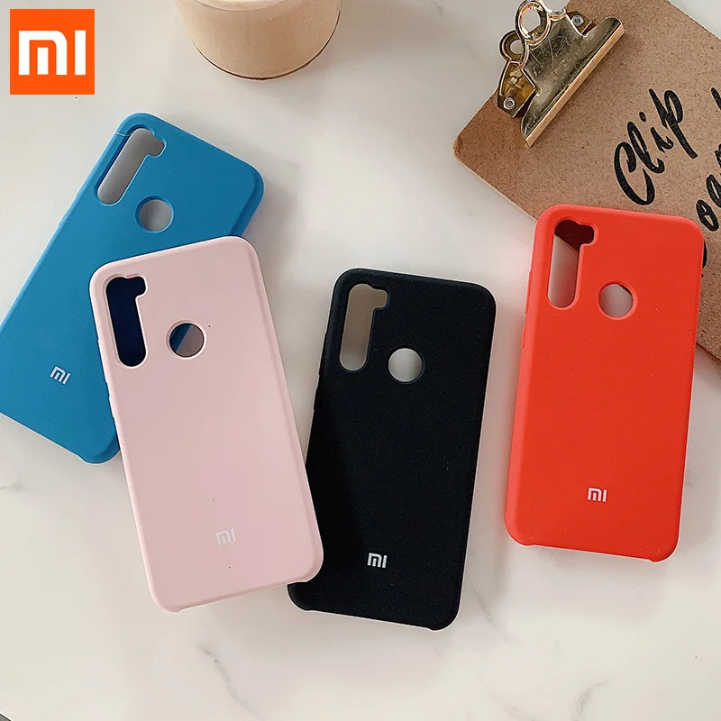 Оригинальный чехол для XIAOMI Redmi Note 8T 8 Pro жидкий силиконовый защитный Ударопрочный