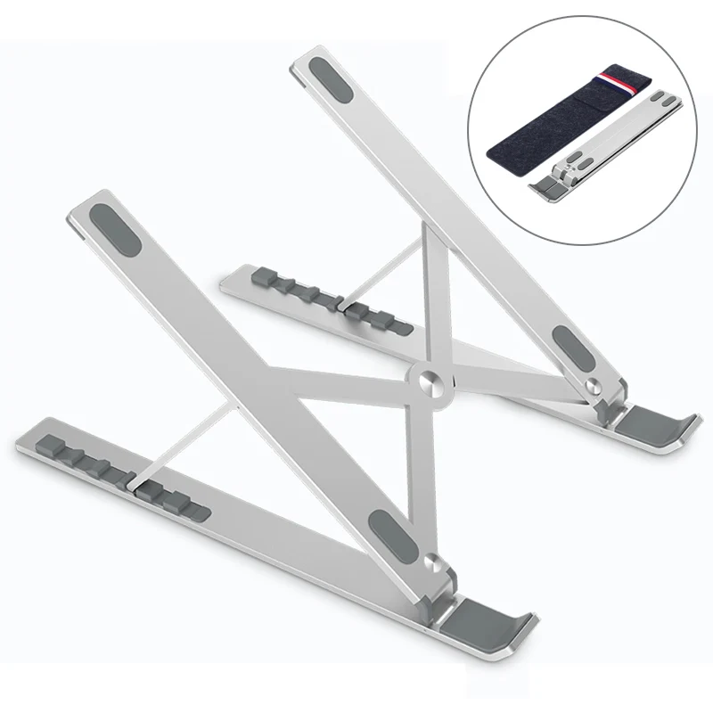 Adjustable Notebook Stand Foldable Laptop Stand For Macbook Air Pro 11 12 13 15 Portable Computer Cooling Bracket Tablet Holder
