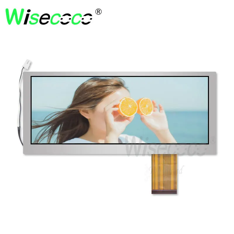Wisecoco 8 дюймов 1280x480 антибликовый ips экран 500 высокая яркость для автомобильного