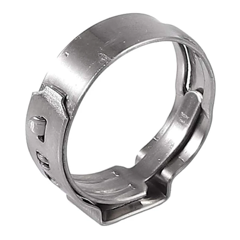 

Single Ear Stepless Hose Clamps 180 Pcs 5.8-21 Mm + Ear Clamp Pliers, Stainless Steel 304 Assortment Of Hose Clamps Set