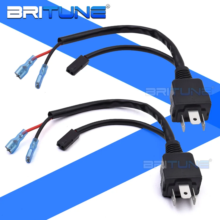 Соединители проводов Britune H4 для объектива BI светодиодный проектора провода